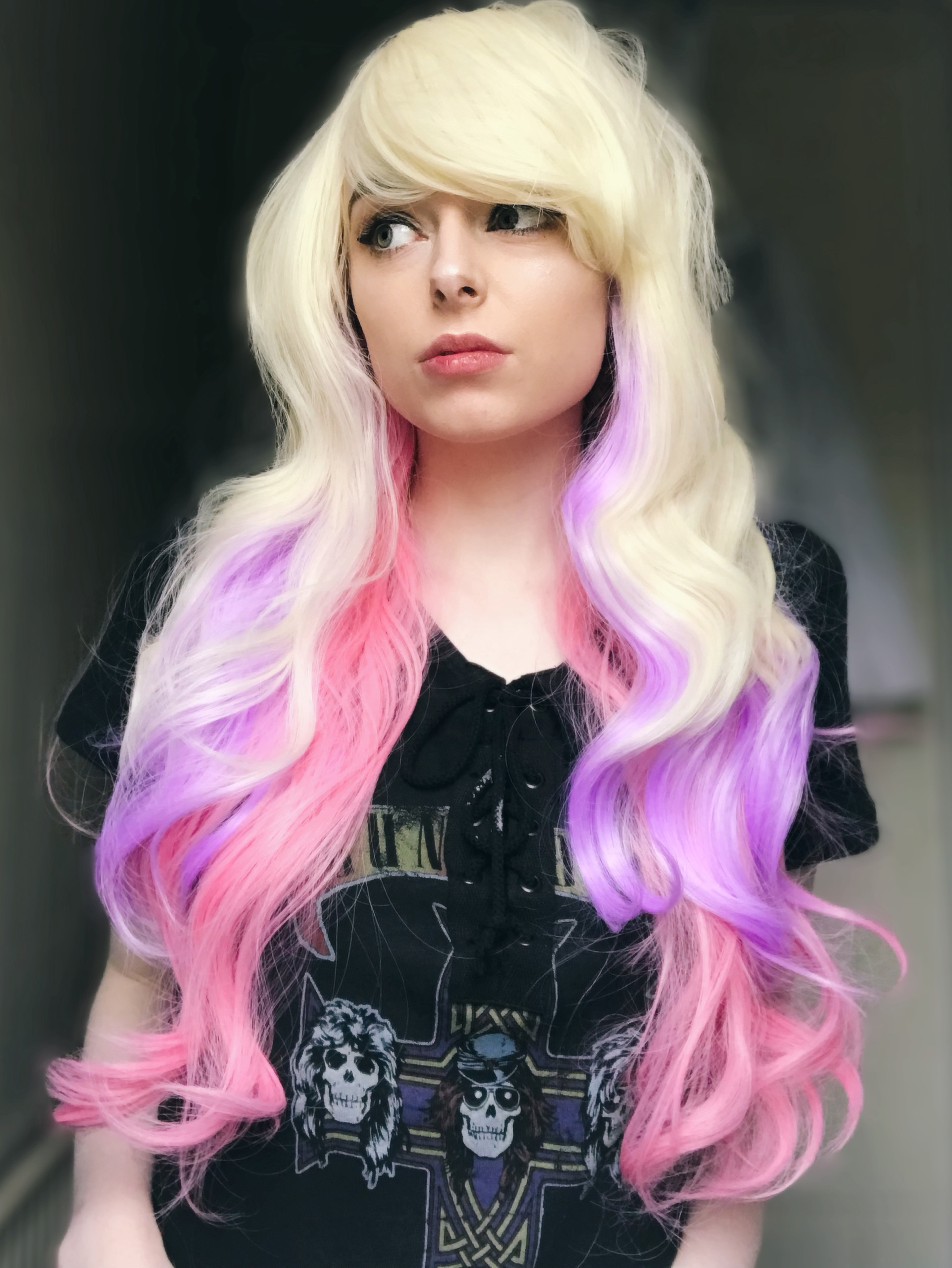 Pink clearance unicorn wig