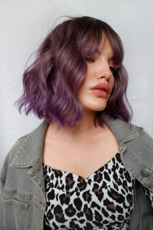 purple wigs uk