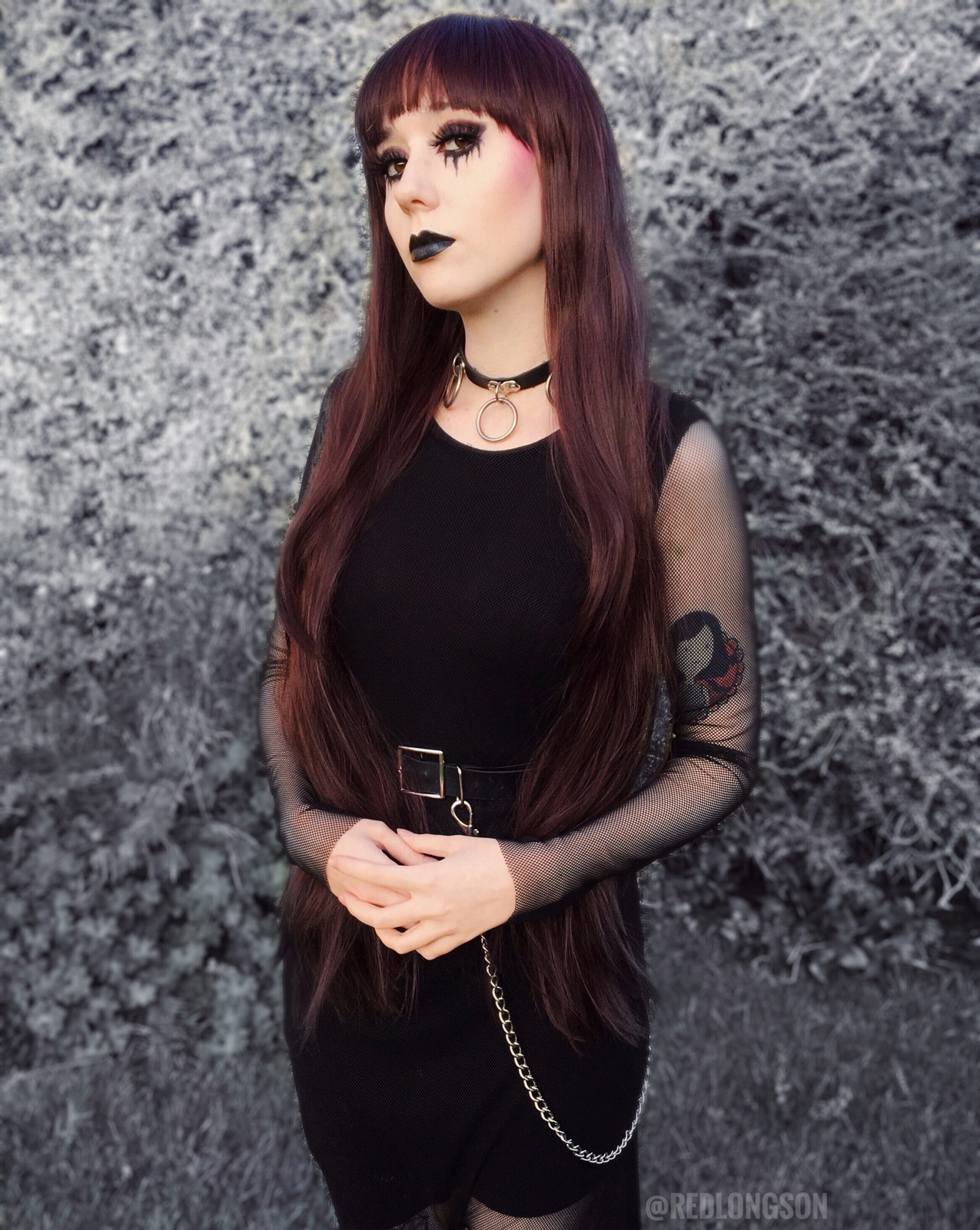 Dark very long straight wig | Coven by Lush Wigs UK