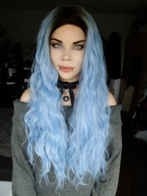 turquoise wig lace front